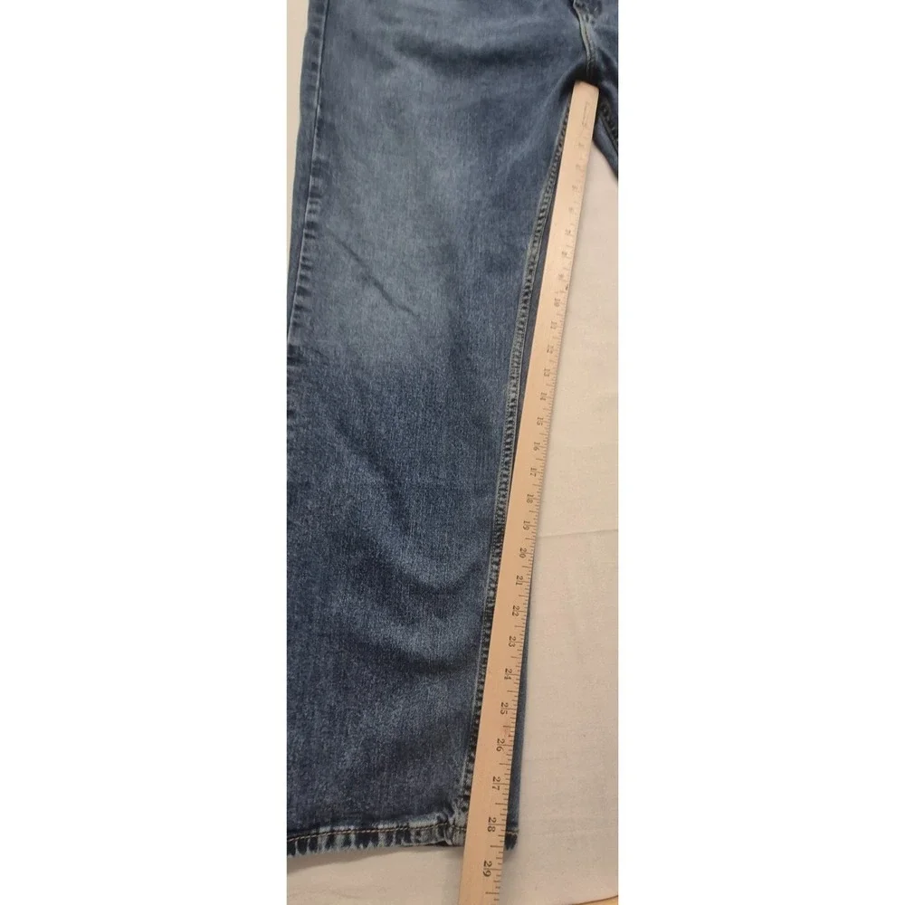 Levi 505 Men's denim blue jeans 40x30‎ medium wash Cotton